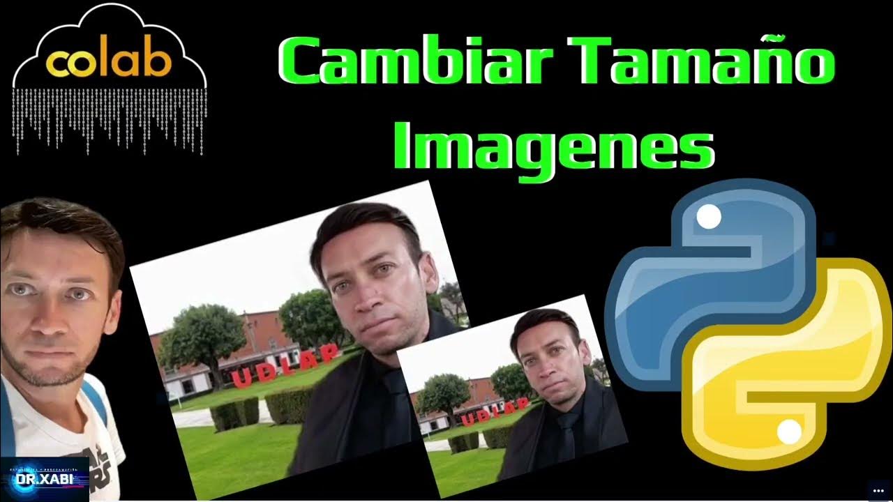 Como cambiar el tama o de una imagen en python google colab youtube