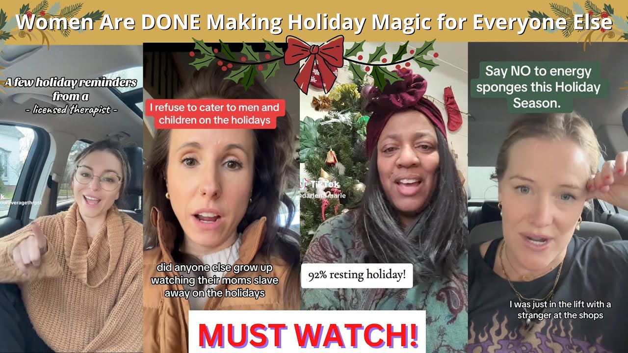 Women Are DONE Making Holiday Magick For Everyone Else: You Deserve Rest Too!