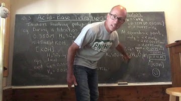 Titrations Involving Polyprotic Acids