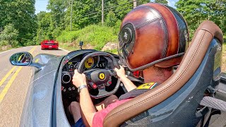 What It's Like To Drive A Ferrari Monza SP1 (POV)