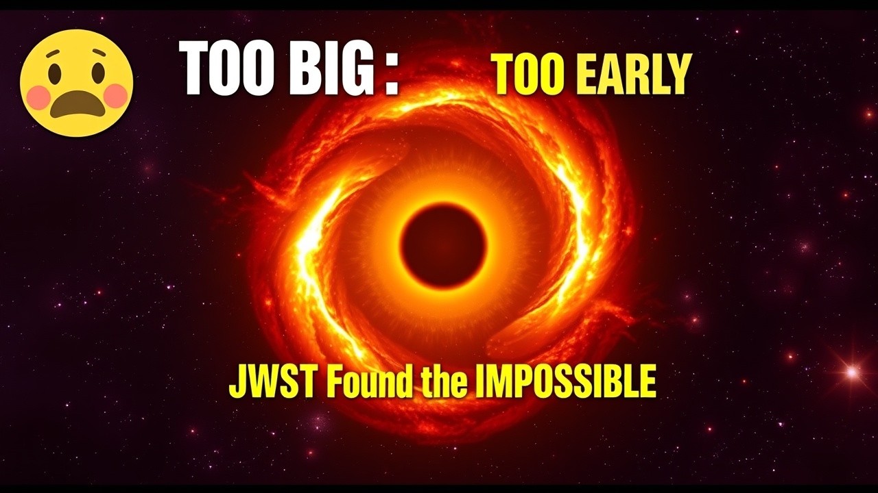 JWST Found Something IMPOSSIBLE: Black Holes That Shouldn't Exist - YouTube