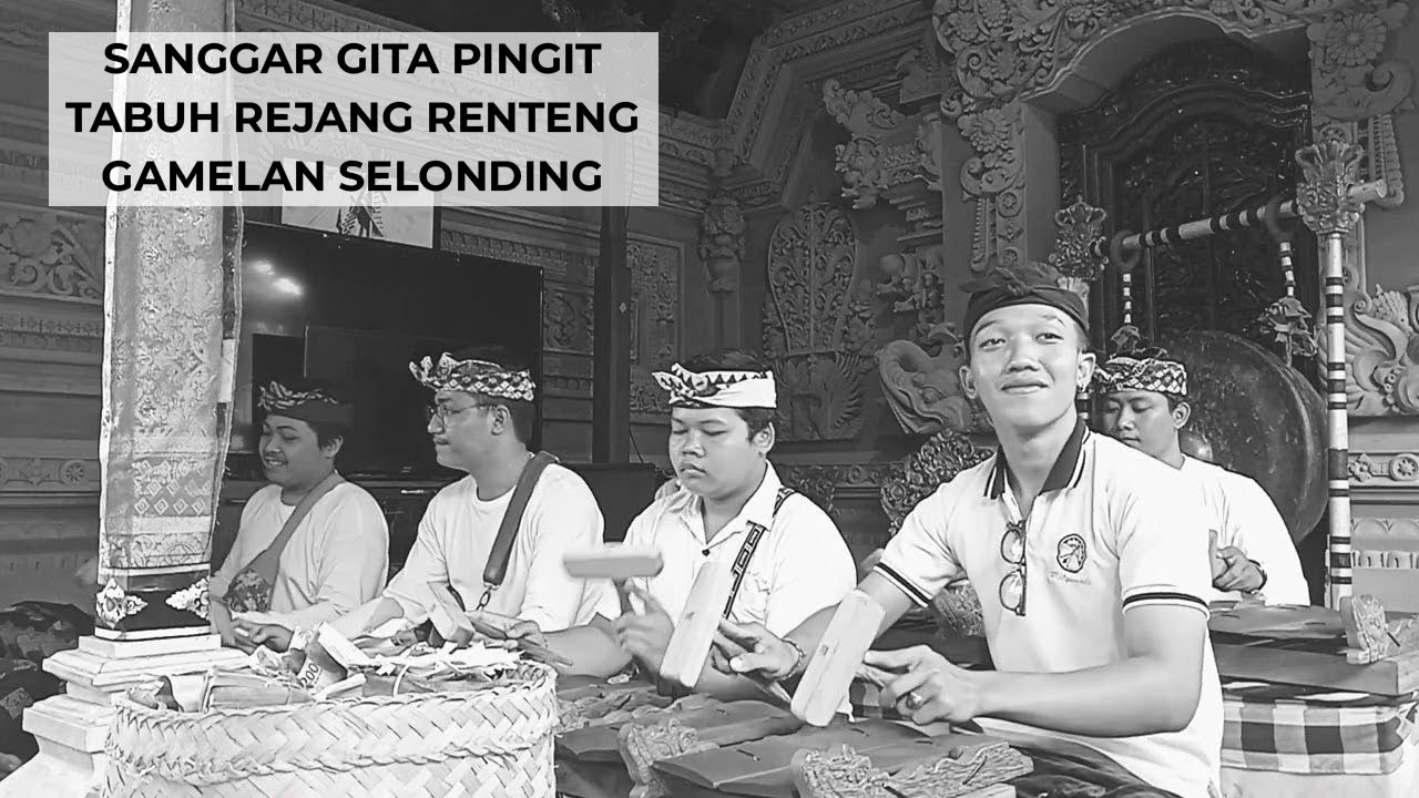 Rejang Renteng - Tabuh Selonding Gamelan - Sanggar Seni Gita Pingit ...