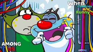 Oggy And Jack Playing With Funny Randoms in Among us😂😂😂[PART-3]