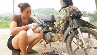 Repairs and Restores Many Electric Motorbike and 4 Stroke Engine Motorbike | Mechanical Girl