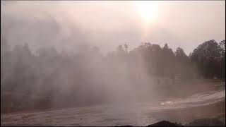Frost Rain Mist cannon dust suppression & Air pollution control system..www.ajdgreens.com