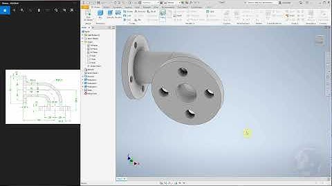 Autodesk inventor Exercise 2 for beginners