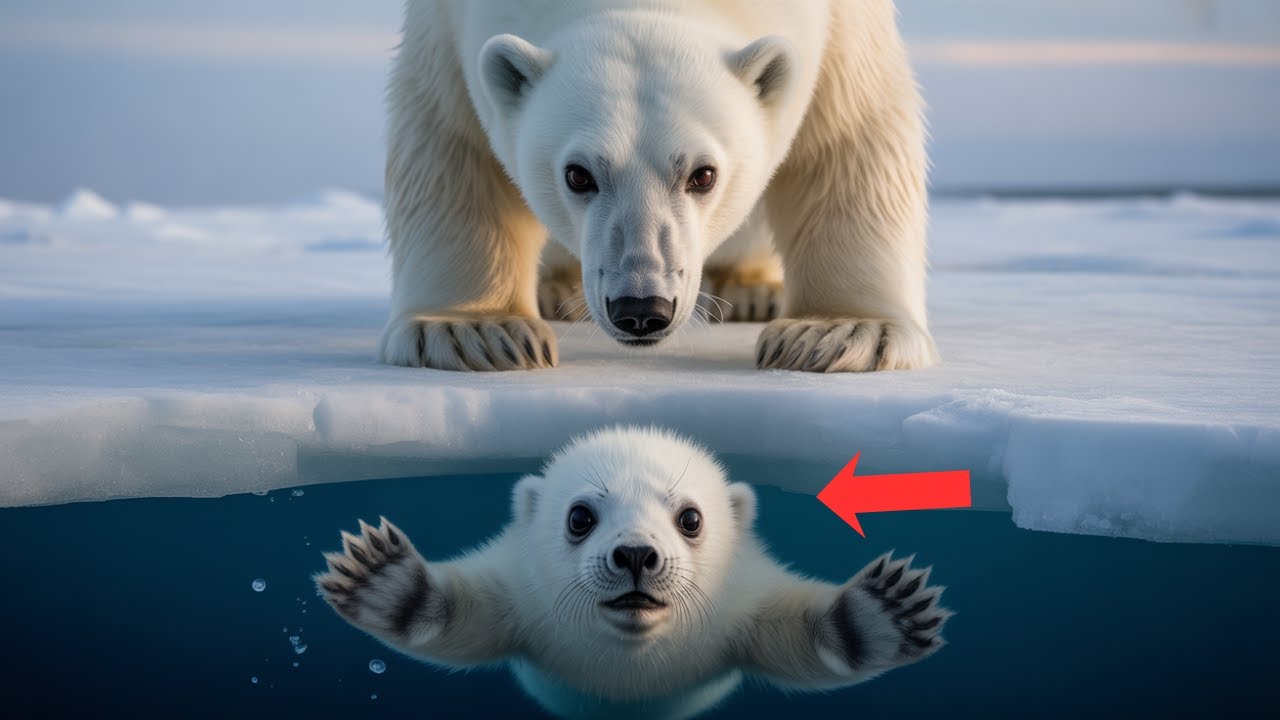 Baby Seal Was Trapped Under Ice — Then a Polar Bear Made a Decision No ...