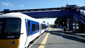 165023 and 165024 At Speed Through Princes Risborough
