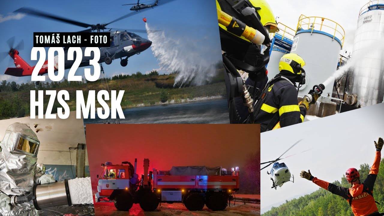 Hasiči HZS MSK - Tomáš Lach FOTO - sestřih 2023