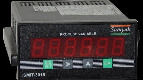 Samyak Weight Indicator SMIT 3016 with 2 Batchin Relay || Manual Start || Batch Controller