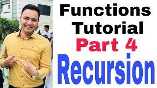 Class 12 Recursion in Python Explained in Hindi | Functions in python