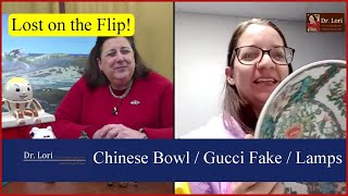 Unmarked Chinese Bowl Resold Too Low on eBay, Gucci Fake Revealed, Lamps Valued, more | Ask Dr. Lori