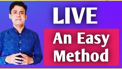 LIVE for those who want to learn || Prof Rasheed || An Easy Method to teach
