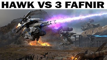 HAWK PUNCHER VS 3 FAFNIR | WAR ROBOTS
