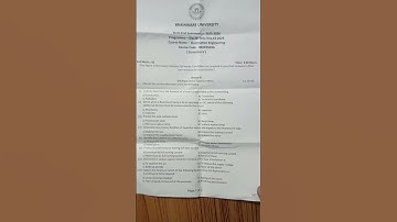 Term-End Exam Question Paper for Dip.EE, Course - Illumination Engineering. #finalexams #pastpaper