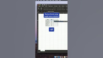 Cara menggunakan rumus IF di excel #tipsexcel #short #excel #spreadsheet