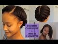 Coiffure twists 5 minutes