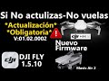 NUEVA ACTUALIZACIÓN OBLIGATORIA DJI MINI SE-DJI FLY 1.5.10- NUEVO FIRMWARE MAVIC AIR 2