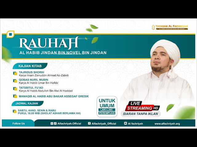 Rauhah Bersama Al Habib Jindan bin Novel bin Jindan | Sabtu, 11 Mei 2024 class=