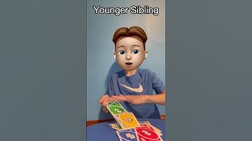 Playing Uno With Siblings #shorts