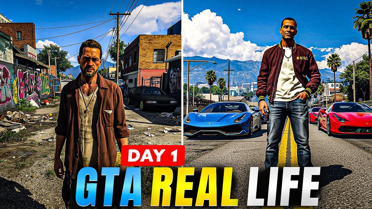 My First Day In GTA 5 Real Life World 1 YouTube 