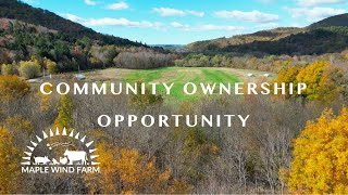 Own a Piece of Maple Wind Farm: Community Ownership Opportunity