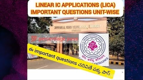 LICA Important questions