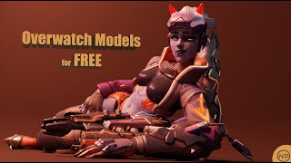 Overwatch Models & More for FREE / Blender 3.4+ screenshot 5