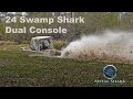 Metal Shark 24 Swamp Shark Dual Console