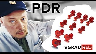 Обзор VGRAD RED, адаптеры PDR (грибки) для горячего/холодного клея