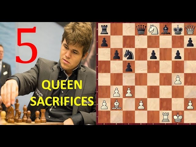 Queen Sacrifice #chess #magnuscarlsen