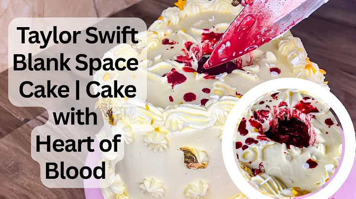Taylor Swift ‘Blank Space’ Cake | Bloody Heart Cake | Edible Horror for Halloween!”
