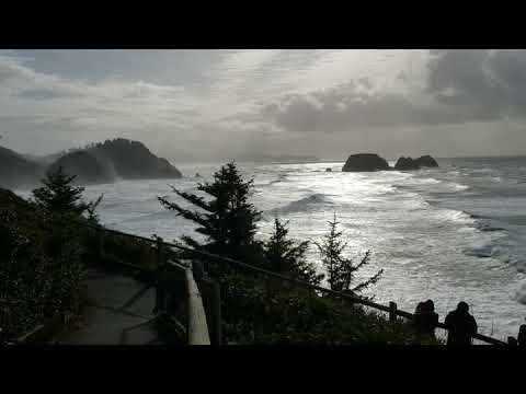 King Tides at Cape Mears, Oregon - YouTube