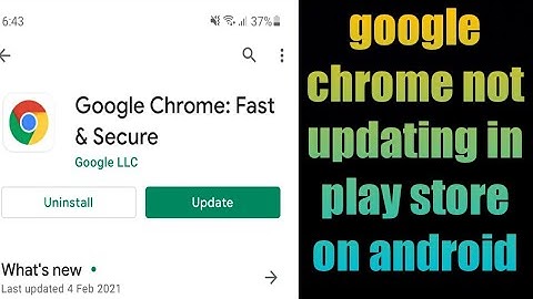 How to fix google chrome not updating in play store on android mobile | update chrome in mobile