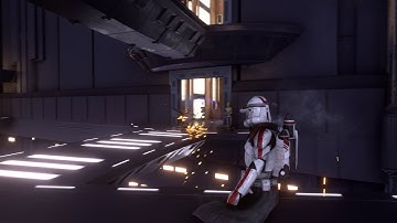 Clone Commander Deviss In Action - Star Wars Battlefront 2