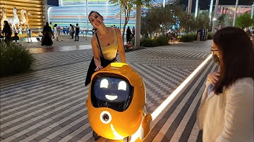 Terminus robot security camera inside Expo 2020 Dubai