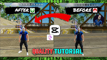 how to increase ff video quality in Cap Cut 📉