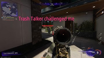 Trash Talker challenged me to 1v1