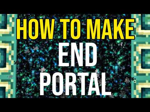 How To Make A End Portal In Minecraft Java & Bedrock