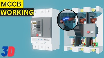 How Its Work MCCB in Hindi , MCCB working Animation 3D , MCCB , Molded Case Circuit Breaker