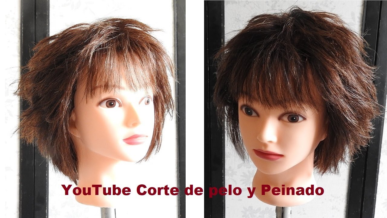 Corte en capas cortas / Corte de pelo corto a capas estilo Mariposa / Corte Shaggy y dos peinados