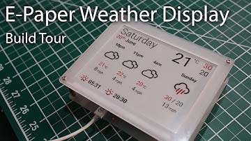 Build Tour: E-Paper Weather Display