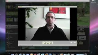 018 Apple iLife iMovie Record video with an isight camera screenshot 4