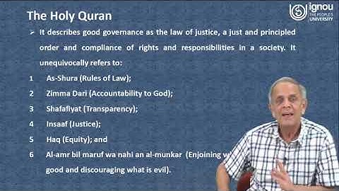 Understanding Good Governance || IGNOU || BA / MA || Public Administration