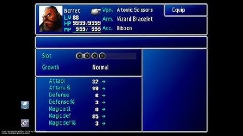 FINAL FANTASY VII - Bonus Video - Atomic Scissors Early
