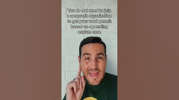 Have to join an organization to get work permit based on asylum pending?