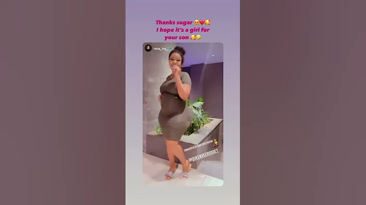 VERA SIDIKA SHOWS OFF BABY BUMP DAYS TO 1 YEAR ANNIVERSARY WITH BROWN MAUZO