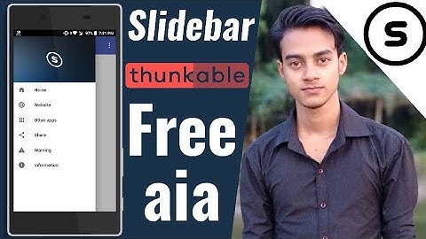 How to add Slidebar in Thunkable App | Slidebar in Thunkable Android app |