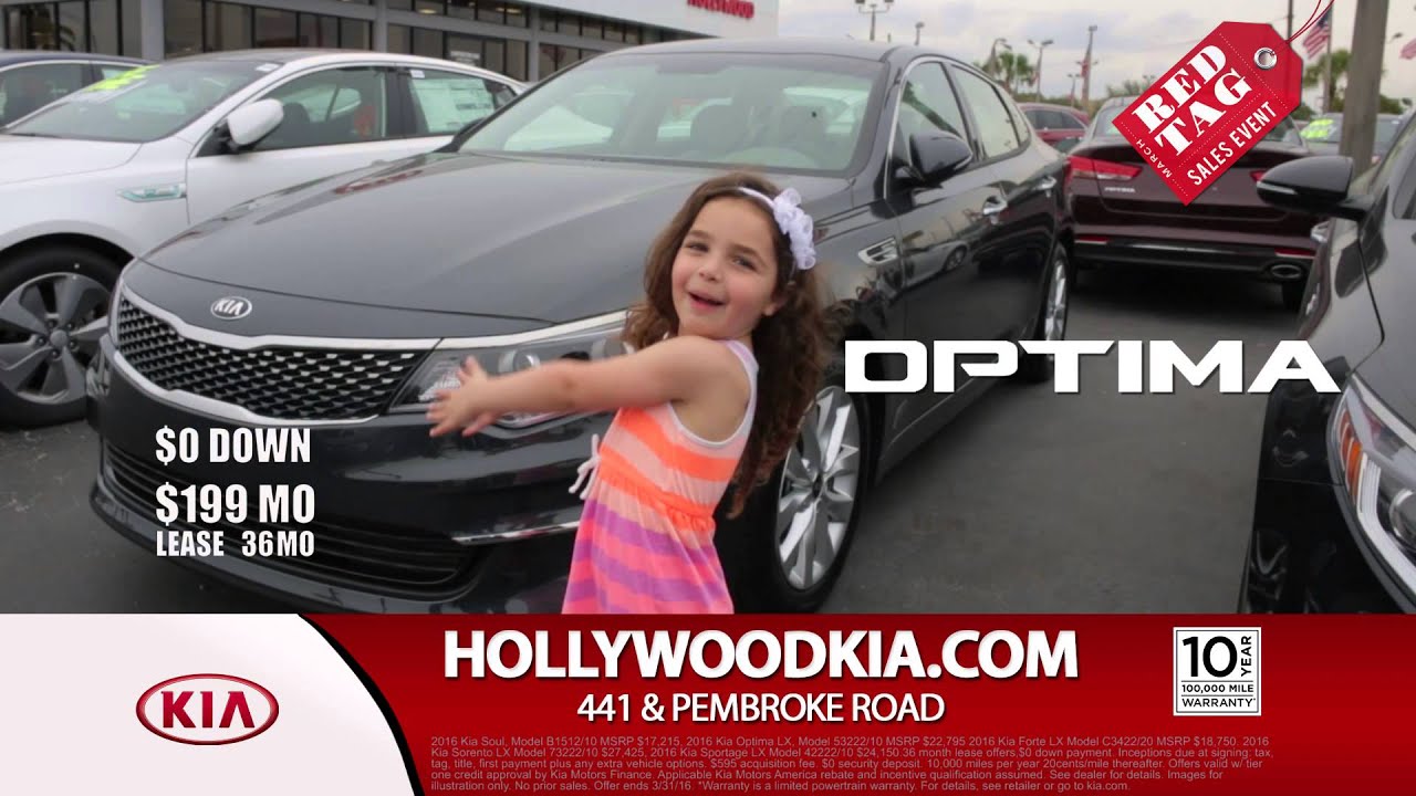 Hollywood Kia Commercial "Red Tag Sale!" YouTube