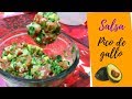 SALSA PICO DE GALLO CON AGUACATE, DELICIOSO!!